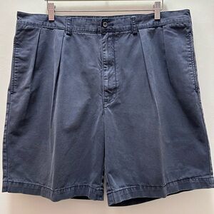 Polo Ralph Lauren Men’s Pleated 100% Cotton Shorts - Navy Blue - Size 40